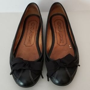 Coach Ballet Flats Black Sz 6B